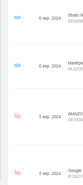 Formulier voor het boeken van een transactie