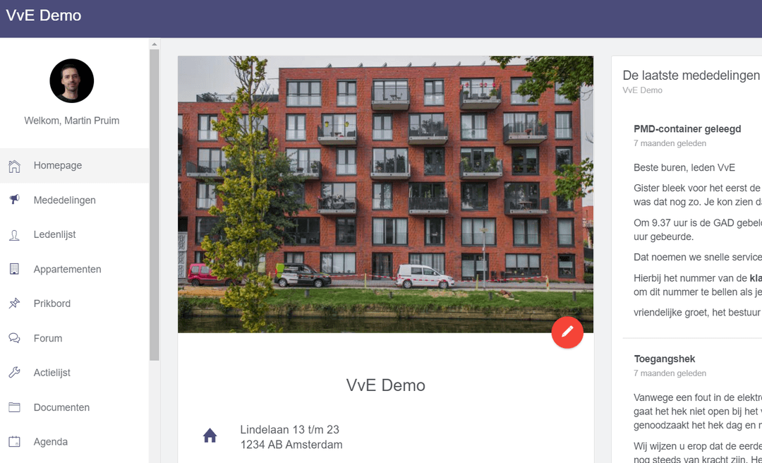 Stap 2: Selecteer foto scherm met upload knop
